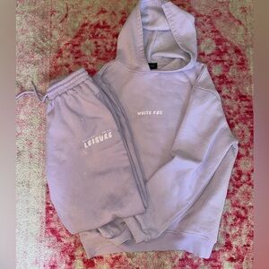 White Fox jogger set
